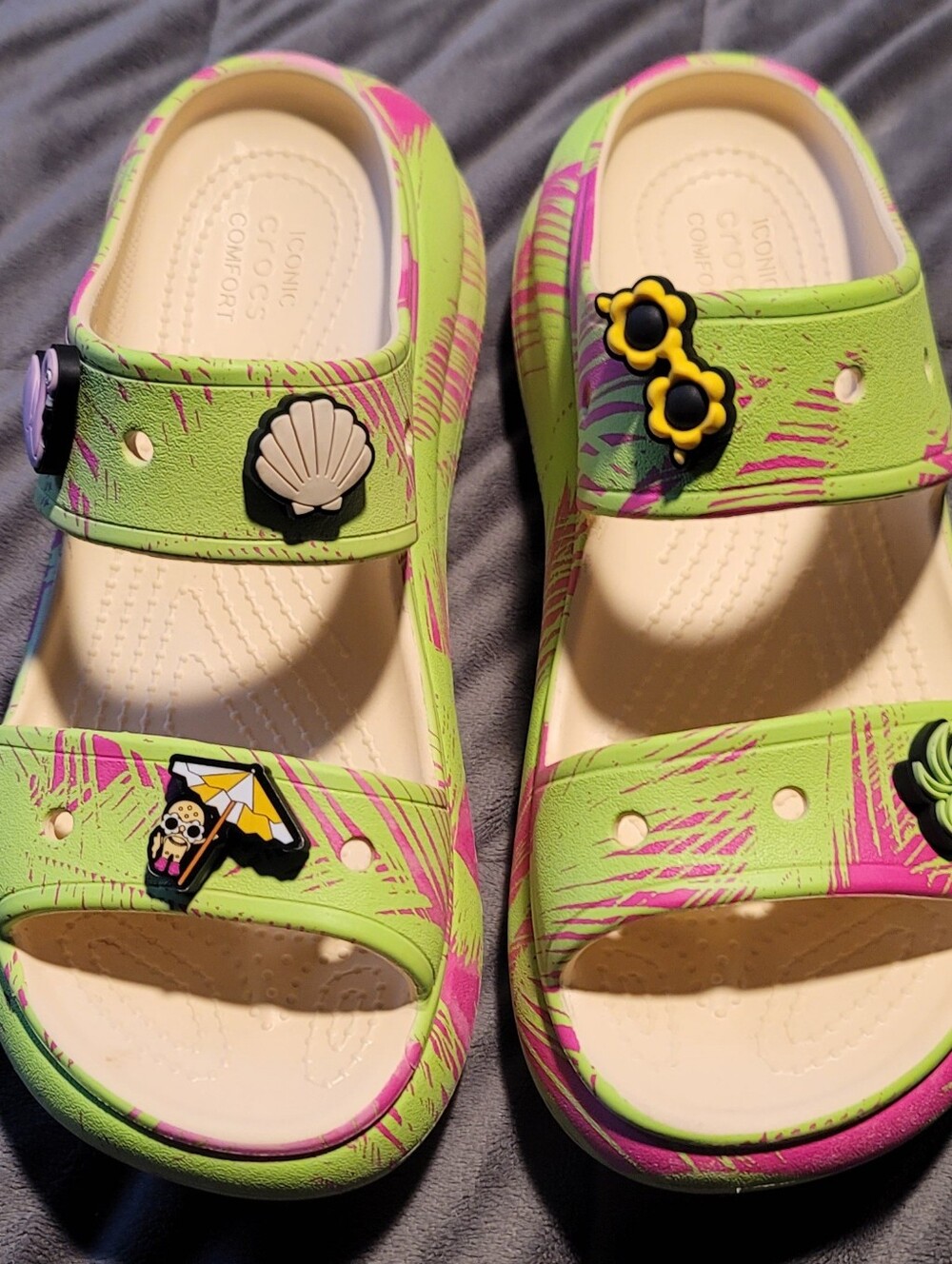 Crocs Spring Break Platform Sandals 🏖🌞🐢🌊🏄‍♂️ Discontined - Picture 4 of 12